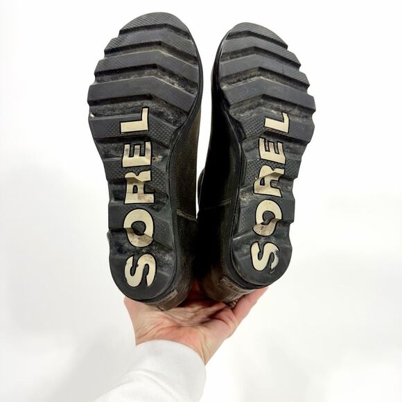 Sorel Joan of Arc Wedge ll Buckled Leather Boot 9.5 - Picture 10 of 10